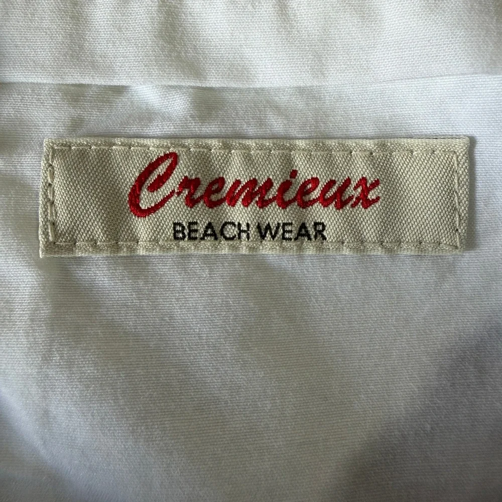 Cremieux Beach Wear Mens Blue Plaid Cargo Swim Trunks Shorts Size XL